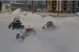   3 этап открытого Первенства СФО по зимнему автокроссу среди детей. 19.01.2013г. (фото АКОО СТК "Алтакросс" )