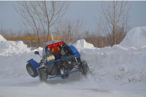   3 этап открытого Первенства СФО по зимнему автокроссу среди детей. 19.01.2013г. (фото АКОО СТК "Алтакросс" )