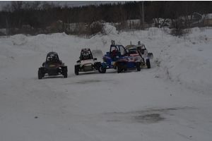   3 этап открытого Первенства СФО по зимнему автокроссу среди детей. 19.01.2013г. (фото АКОО СТК "Алтакросс" )