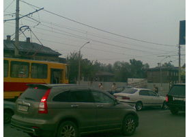   ДТП на пр. Красноармейский в Барнауле 05.07.12