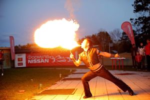   Cпортивно-развлекательное закрытое мероприятие для корпоративных клиентов «Формула Nissan» 5 октября 2012г

 