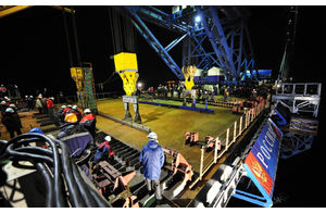   Открытие моста на остров Русский