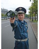   Работа сотрудников ГИБДД России