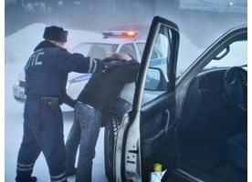   Работа сотрудников ГИБДД России