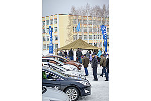   Автоцентр АНТ - официальный дилер Hyundai на выездном тест-драйве в ЗАТО "Сибирском"