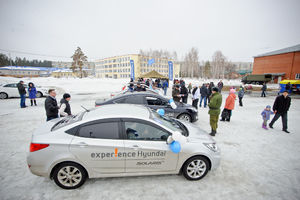   Автоцентр АНТ - официальный дилер Hyundai на выездном тест-драйве в ЗАТО "Сибирском"