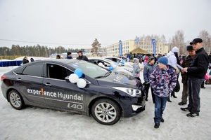   Автоцентр АНТ - официальный дилер Hyundai на выездном тест-драйве в ЗАТО "Сибирском"