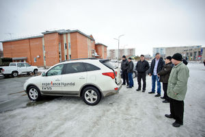   Автоцентр АНТ - официальный дилер Hyundai на выездном тест-драйве в ЗАТО "Сибирском"