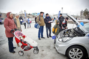   Автоцентр АНТ - официальный дилер Hyundai на выездном тест-драйве в ЗАТО "Сибирском"