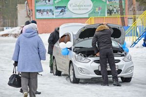   Автоцентр АНТ - официальный дилер Hyundai на выездном тест-драйве в ЗАТО "Сибирском"