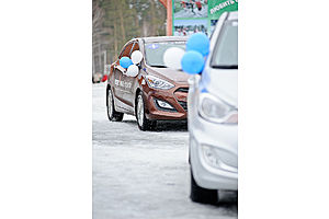   Автоцентр АНТ - официальный дилер Hyundai на выездном тест-драйве в ЗАТО "Сибирском"