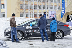   Автоцентр АНТ - официальный дилер Hyundai на выездном тест-драйве в ЗАТО "Сибирском"