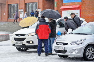  Автоцентр АНТ - официальный дилер Hyundai на выездном тест-драйве в ЗАТО "Сибирском"