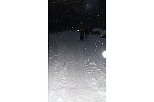   Первый ноябрьский снегопад в Барнауле. 06.11.12