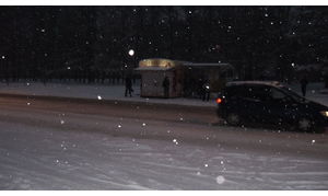   Первый ноябрьский снегопад в Барнауле. 06.11.12