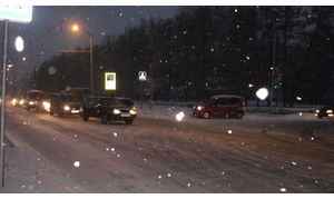   Первый ноябрьский снегопад в Барнауле. 06.11.12