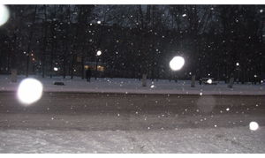   Первый ноябрьский снегопад в Барнауле. 06.11.12