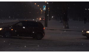   Первый ноябрьский снегопад в Барнауле. 06.11.12