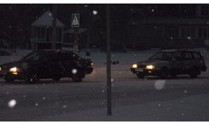   Первый ноябрьский снегопад в Барнауле. 06.11.12