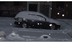   Первый ноябрьский снегопад в Барнауле. 06.11.12