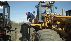   Выездное совещание администрации Барнаула по готовности подведомственных предприятий дорожного комплекса к работе в зимний период. 14.10.2013 г.