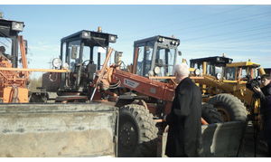   Выездное совещание администрации Барнаула по готовности подведомственных предприятий дорожного комплекса к работе в зимний период. 14.10.2013 г.