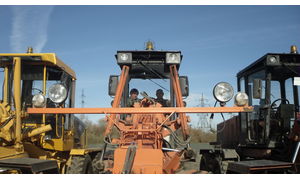   Выездное совещание администрации Барнаула по готовности подведомственных предприятий дорожного комплекса к работе в зимний период. 14.10.2013 г.