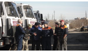   Выездное совещание администрации Барнаула по готовности подведомственных предприятий дорожного комплекса к работе в зимний период. 14.10.2013 г.