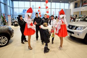   14-16 марта 2013г. Автоцентр АНТ официальный дилер Nissan  порадовал барнаульцев Техно Масленицей 