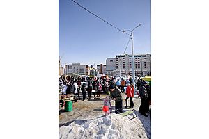   14-16 марта 2013г. Автоцентр АНТ официальный дилер Nissan  порадовал барнаульцев Техно Масленицей 