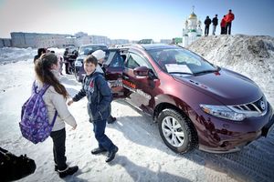   14-16 марта 2013г. Автоцентр АНТ официальный дилер Nissan  порадовал барнаульцев Техно Масленицей 