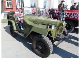   Выставка ретро автомобилей в Барнауле
