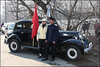 12 апреля 2009 г., Москва   Открытие Международного Ретро Фестиваля «Авто Старина»
