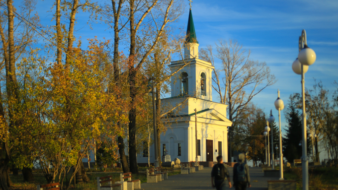 2 октября 2018 г., Барнаул. Екатерина Смолихина   Город "в огне": фотографии Барнаула в осеннем закате