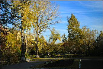 2 октября 2018 г., Барнаул. Екатерина Смолихина   Город "в огне": фотографии Барнаула в осеннем закате