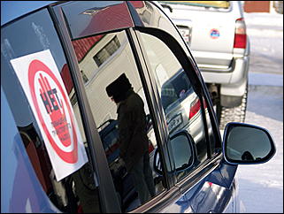 12 декабря 2009 г., Барнаул   Акция протеста автомобилистов