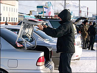 12 декабря 2009 г., Барнаул   Акция протеста автомобилистов