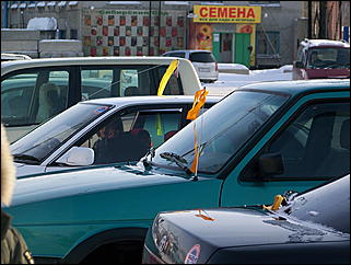 12 декабря 2009 г., Барнаул   Акция протеста автомобилистов