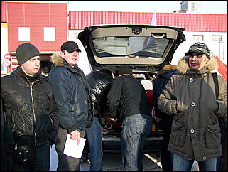 12 декабря 2009 г., Барнаул   Акция протеста автомобилистов