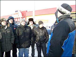 12 декабря 2009 г., Барнаул   Акция протеста автомобилистов