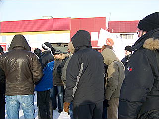 12 декабря 2009 г., Барнаул   Акция протеста автомобилистов