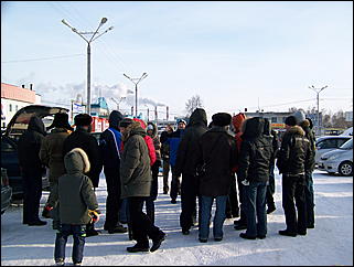 12 декабря 2009 г., Барнаул   Акция протеста автомобилистов