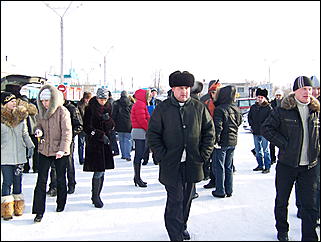 12 декабря 2009 г., Барнаул   Акция протеста автомобилистов