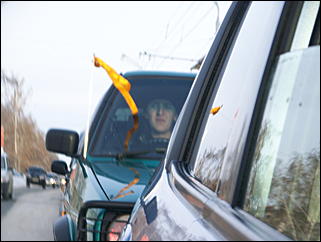 12 декабря 2009 г., Барнаул   Акция протеста автомобилистов