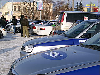 12 декабря 2009 г., Барнаул   Акция протеста автомобилистов