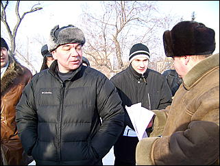 12 декабря 2009 г., Барнаул   Акция протеста автомобилистов