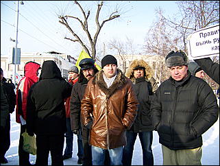 12 декабря 2009 г., Барнаул   Акция протеста автомобилистов