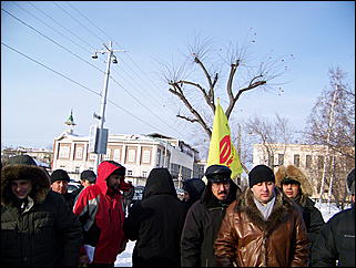 12 декабря 2009 г., Барнаул   Акция протеста автомобилистов