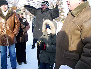 12 декабря 2009 г., Барнаул   Акция протеста автомобилистов