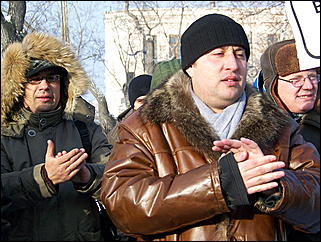 12 декабря 2009 г., Барнаул   Акция протеста автомобилистов